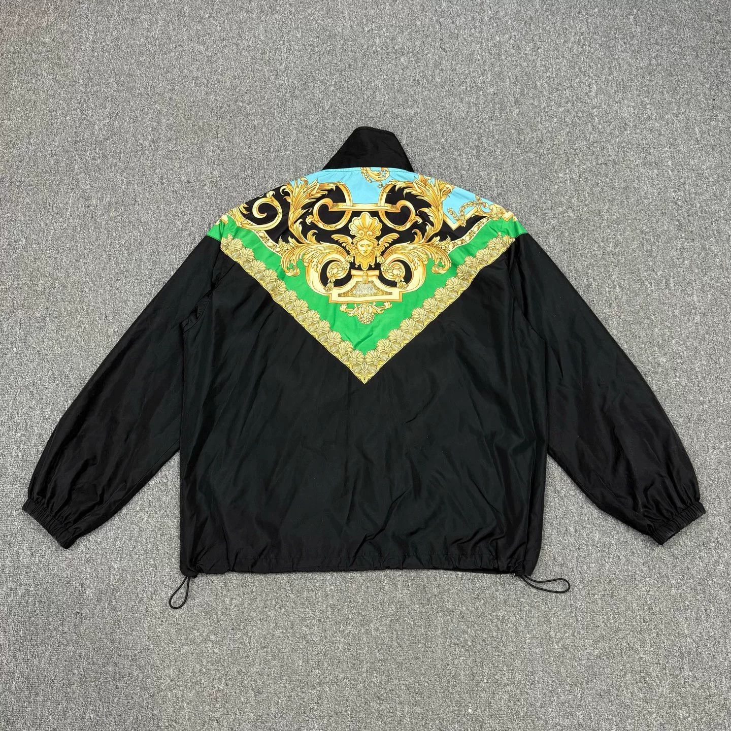 Versace Versace Baroque Print Black Jacket Size US M / EU 48-50 / 2 - 2 Thumbnail