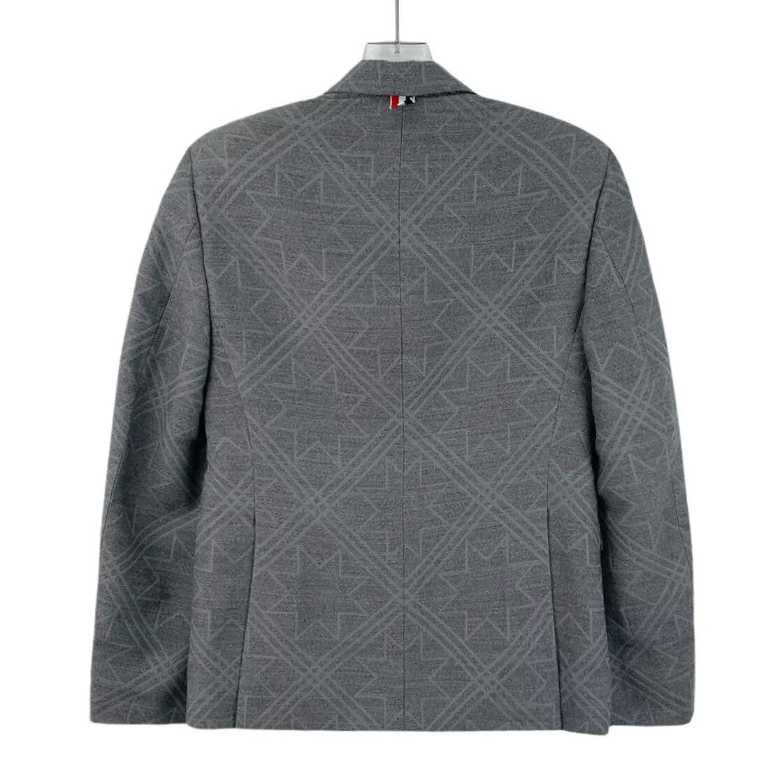 Thom Browne Gray Wool Single-Breasted Blazer Size US XXS / EU 40 - 2 Thumbnail