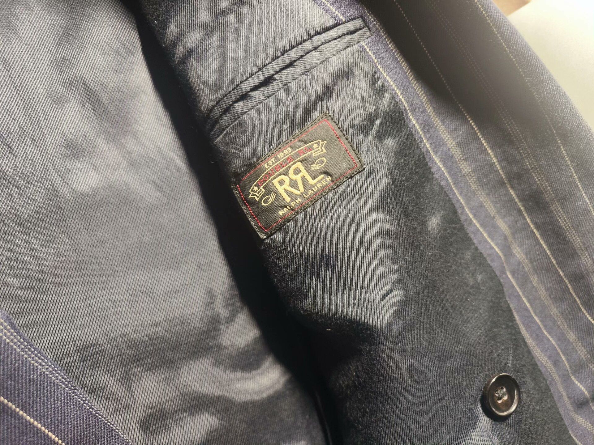 RRL Ralph Lauren RRL Double-Breasted Wool-Linen Blazer Size US L / EU 52-54 / 3 - 2 Thumbnail