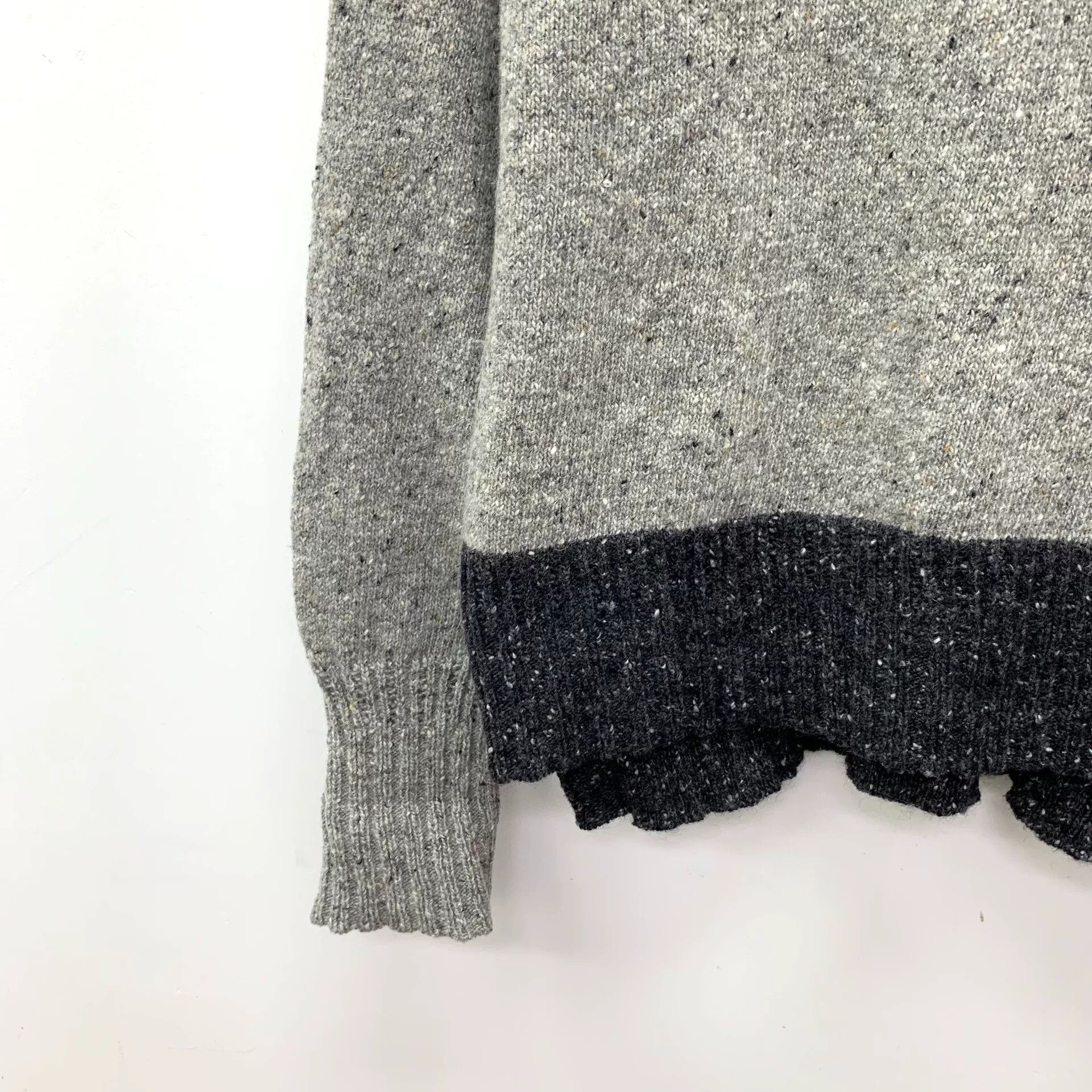 Thom Browne thom browne gray wool crewneck sweater Size US M / EU 48-50 / 2 - 4 Thumbnail