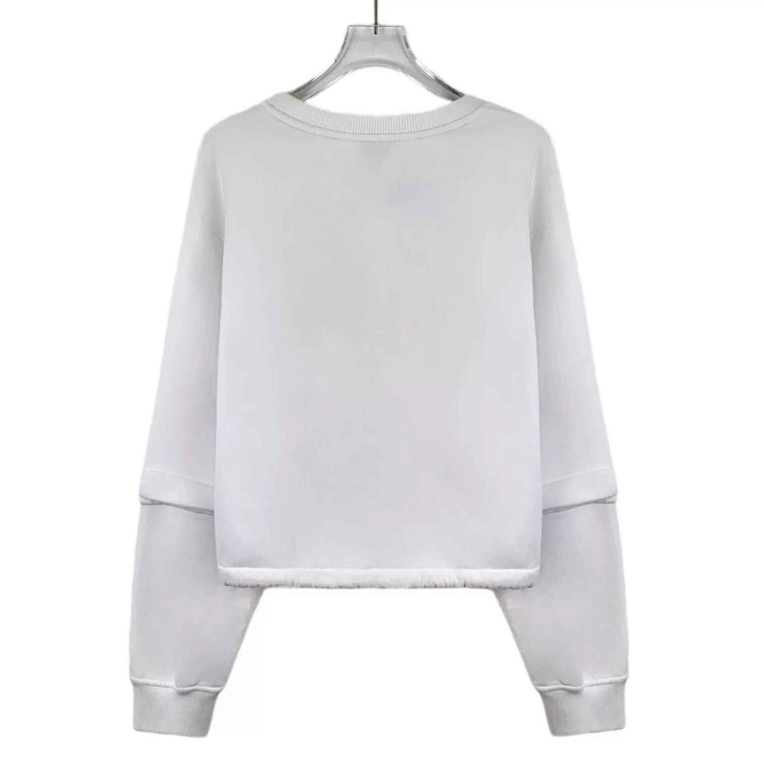 Fendi fendi white logo embroidered long sleeve sweatshirt Size US S / EU 44-46 / 1 - 2 Thumbnail