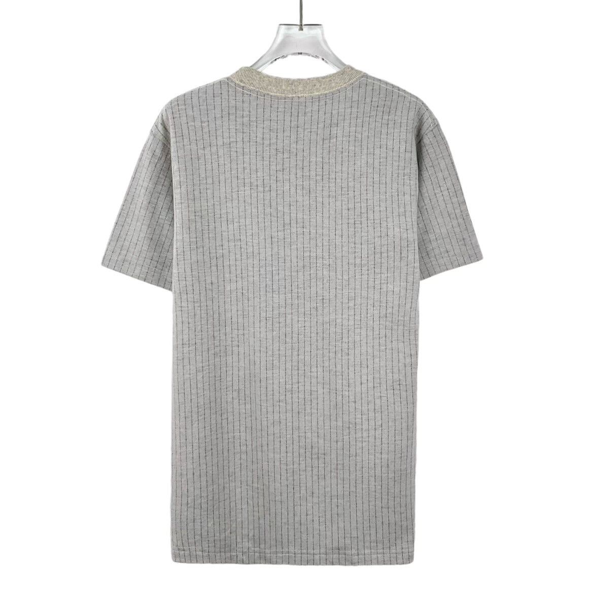 Dior gray lettered short sleeve wool tshirt Size US XS / EU 42 / 0 - 2 Thumbnail