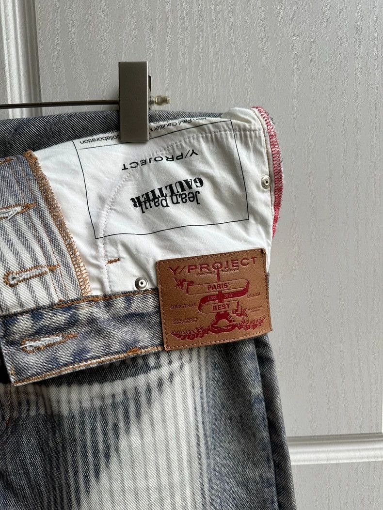 Yohji Yamamoto Y/project x JPG Muscle Print Jeans L Size US 34 / EU 50 - 3 Thumbnail