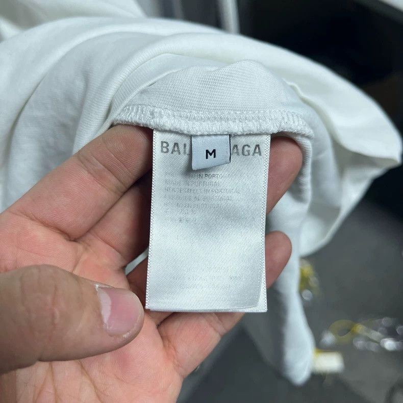 Balenciaga Balenciaga Back Logo Short Sleeve Tee Size US M / EU 48-50 / 2 - 4 Thumbnail