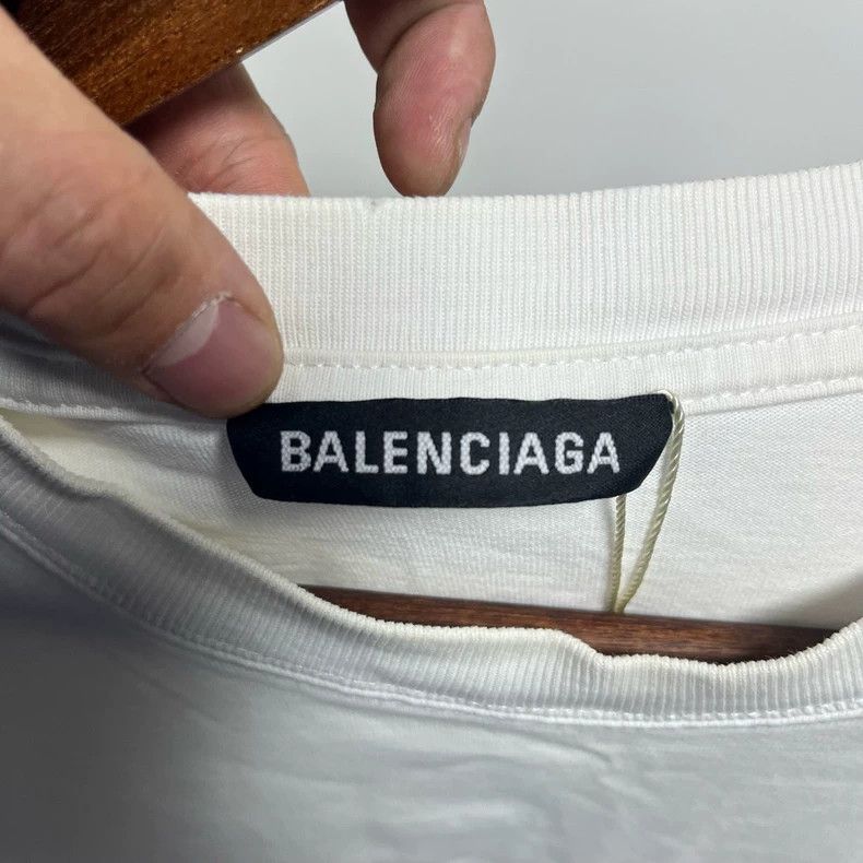 Balenciaga Balenciaga Back Logo Short Sleeve Tee Size US M / EU 48-50 / 2 - 3 Thumbnail