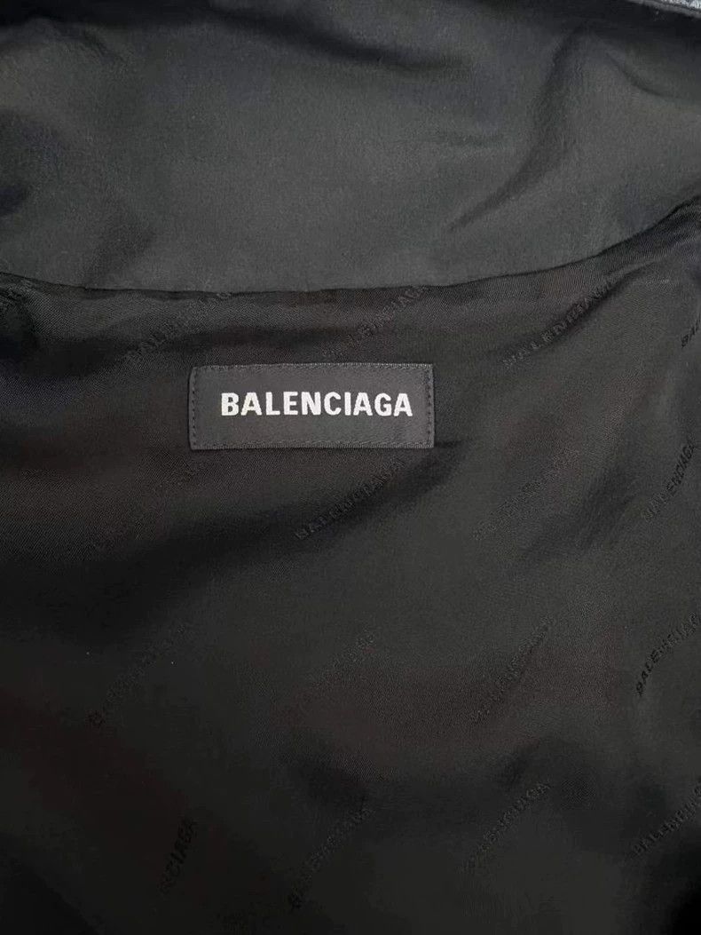 Balenciaga Balenciaga Black Green Logo Zip Jacket Size US S / EU 44-46 / 1 - 5 Thumbnail