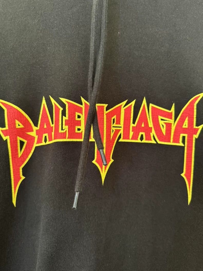 Balenciaga Balenciaga Flame Logo Hoodie Size US S / EU 44-46 / 1 - 2 Thumbnail