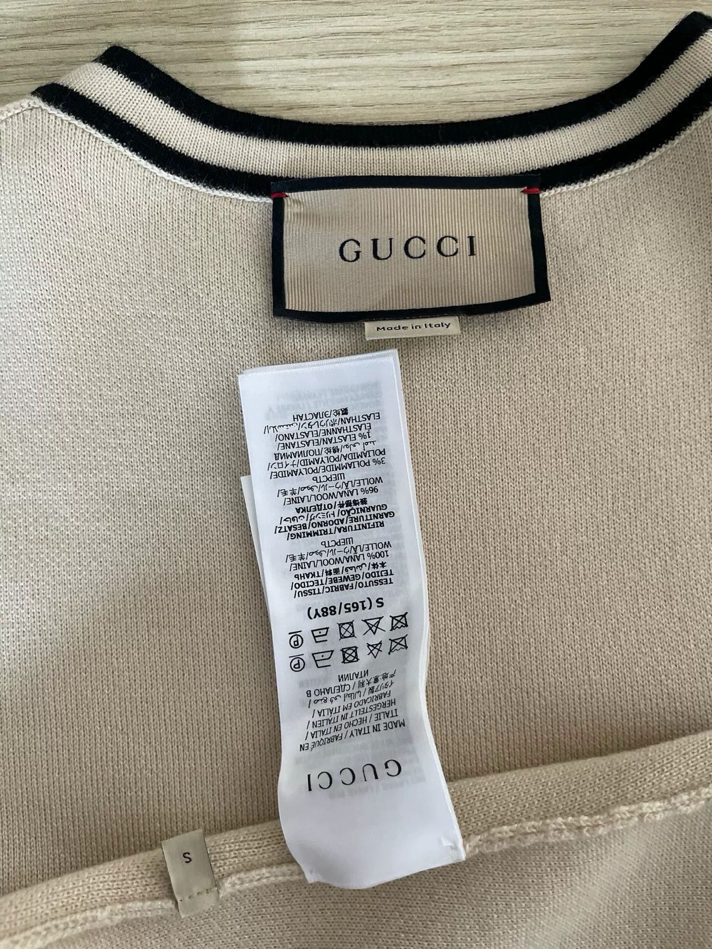 Gucci Black White Chain Dress S