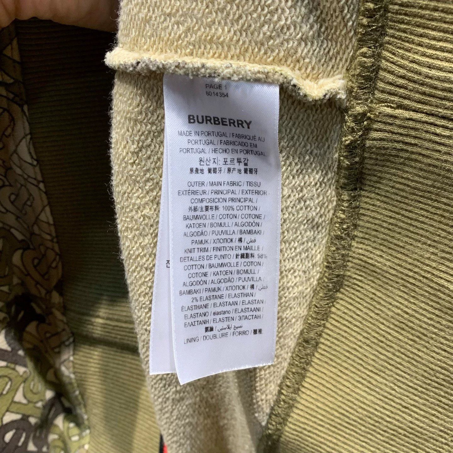 Burberry Burberry Camo TB Print Hoodie Size US L / EU 52-54 / 3 - 8 Thumbnail
