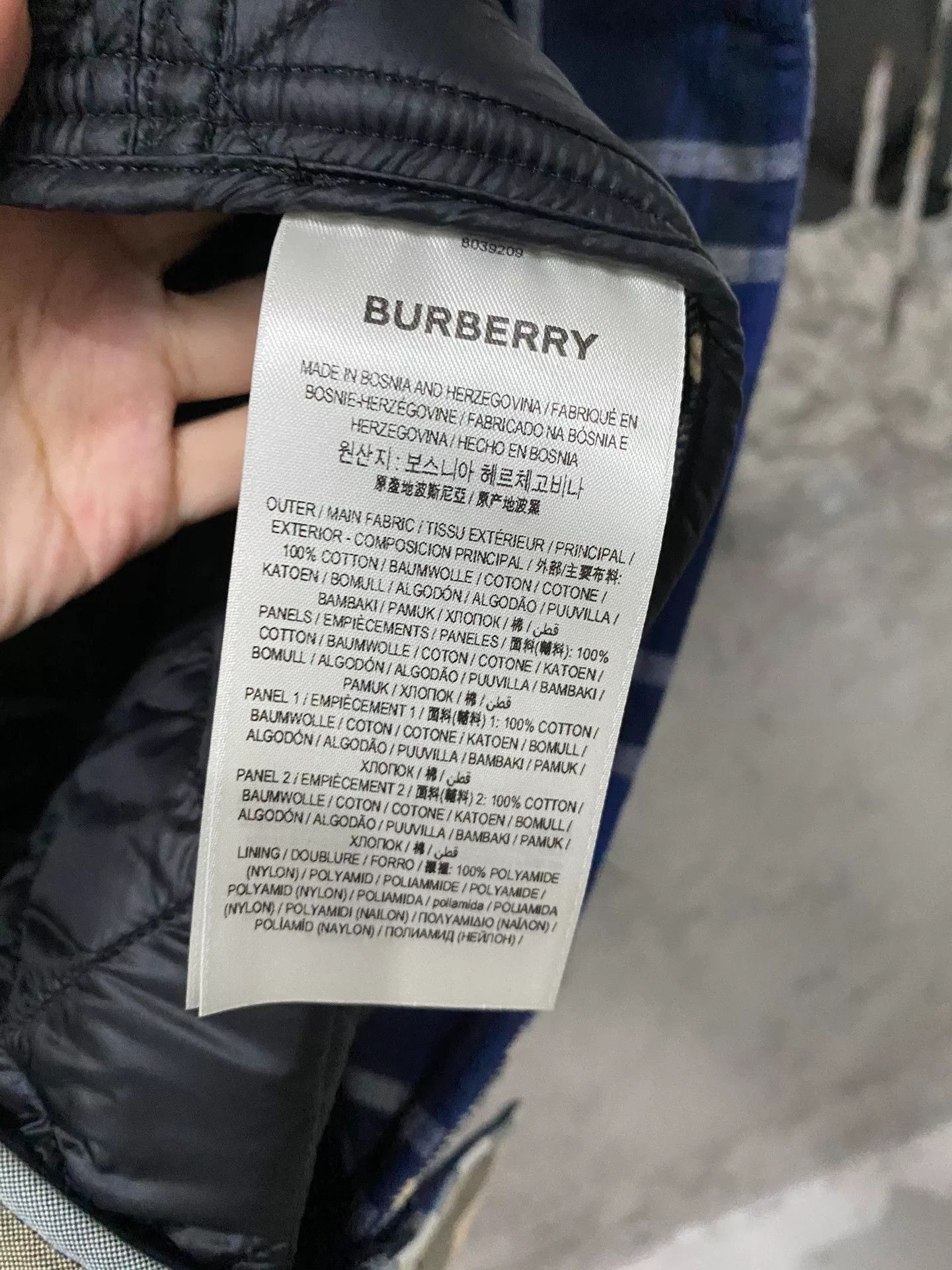 Burberry Burberry Plaid Patchwork Cotton Coat Size US XS / EU 42 / 0 - 6 Thumbnail
