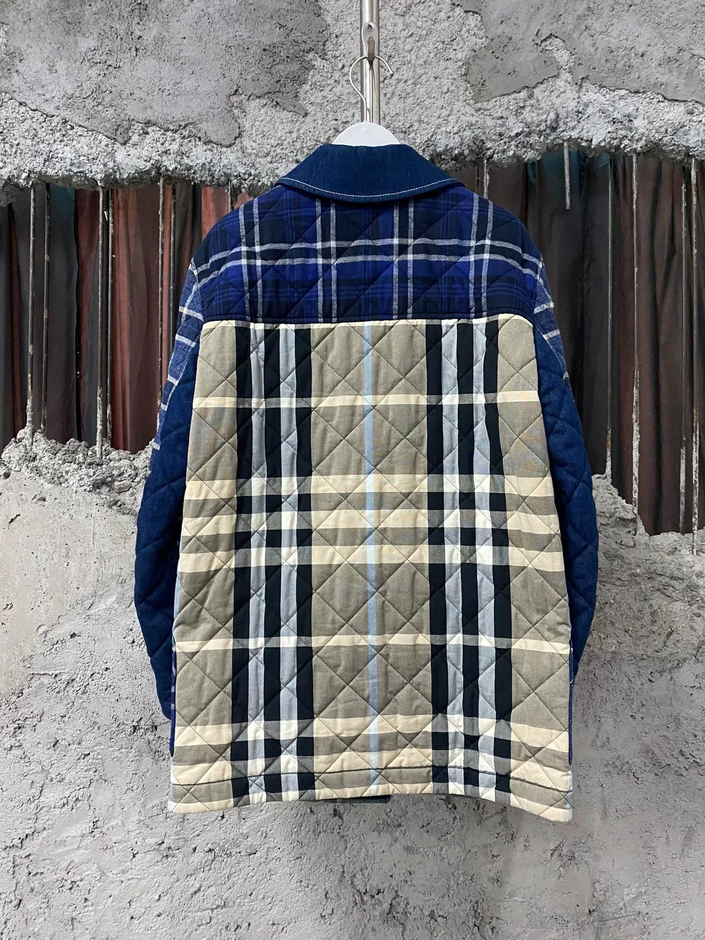 Burberry Burberry Plaid Patchwork Cotton Coat Size US XS / EU 42 / 0 - 2 Thumbnail