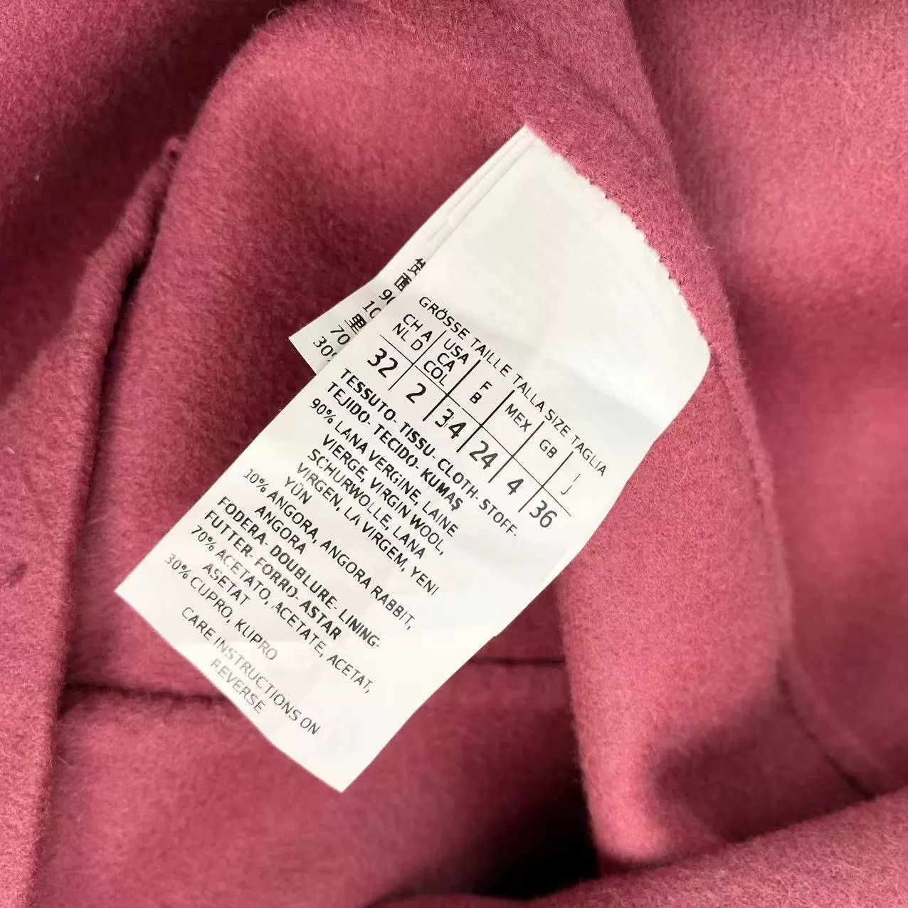 Max Mara Maxmara Pink Coat Size 34 Size US S / EU 44-46 / 1 - 4 Thumbnail