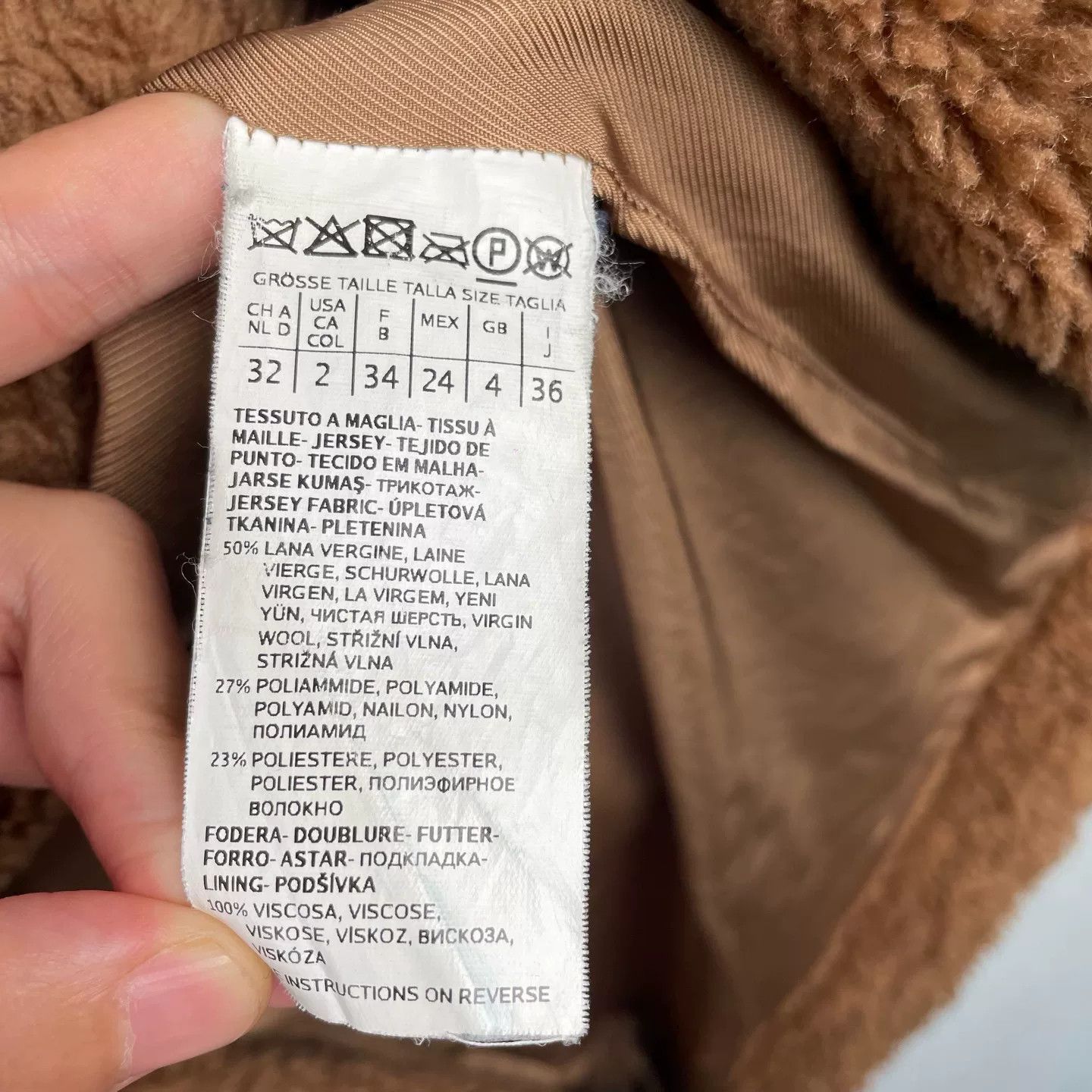 Max Mara Maxmara Teddy Coat Size 36 Size US XS / EU 42 / 0 - 5 Thumbnail