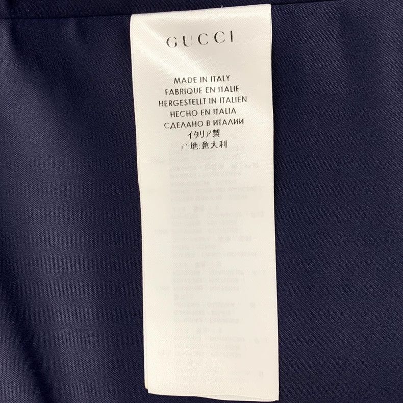 Gucci Gucci Blue Logo Anchor Buckle Blazer Size US M / EU 48-50 / 2 - 7 Thumbnail