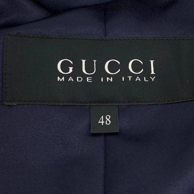 Gucci Gucci Blue Logo Anchor Buckle Blazer Size US M / EU 48-50 / 2 - 6 Thumbnail