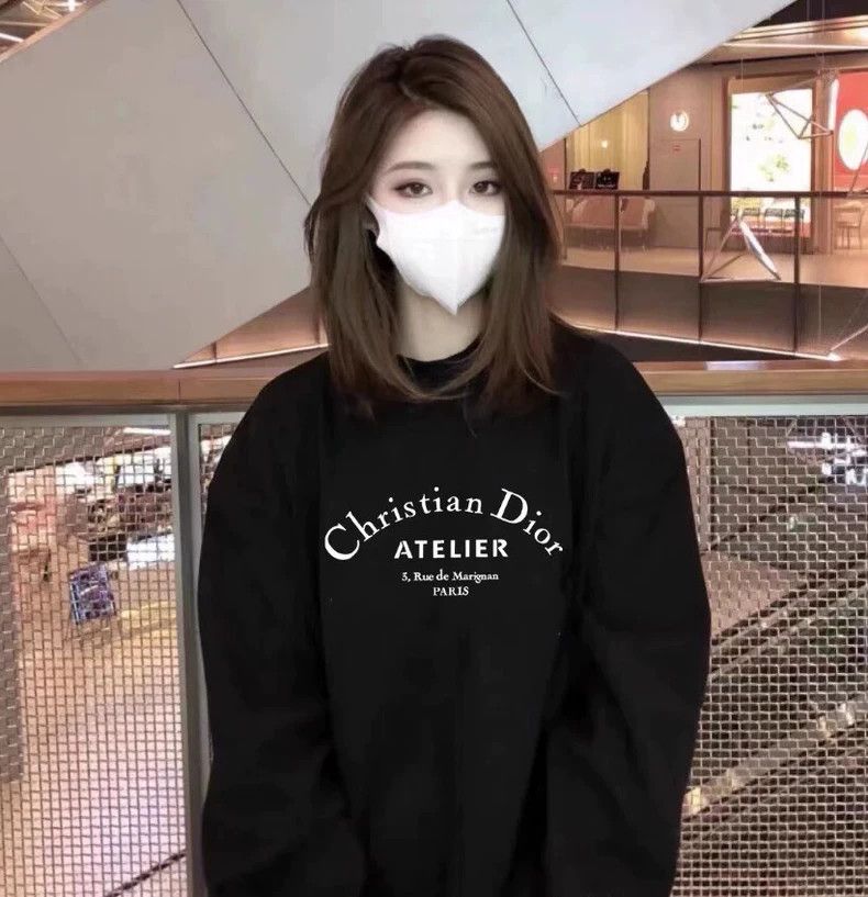Dior Dior Black Logo Wool Crewneck Sweatshirt Size US S / EU 44-46 / 1 - 9 Thumbnail