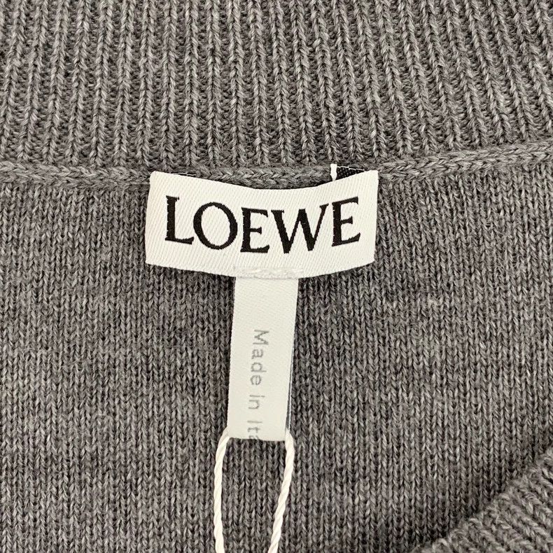 Loewe Loewe Gray Heart Letter Wool Sweater Size US S / EU 44-46 / 1 - 5 Thumbnail