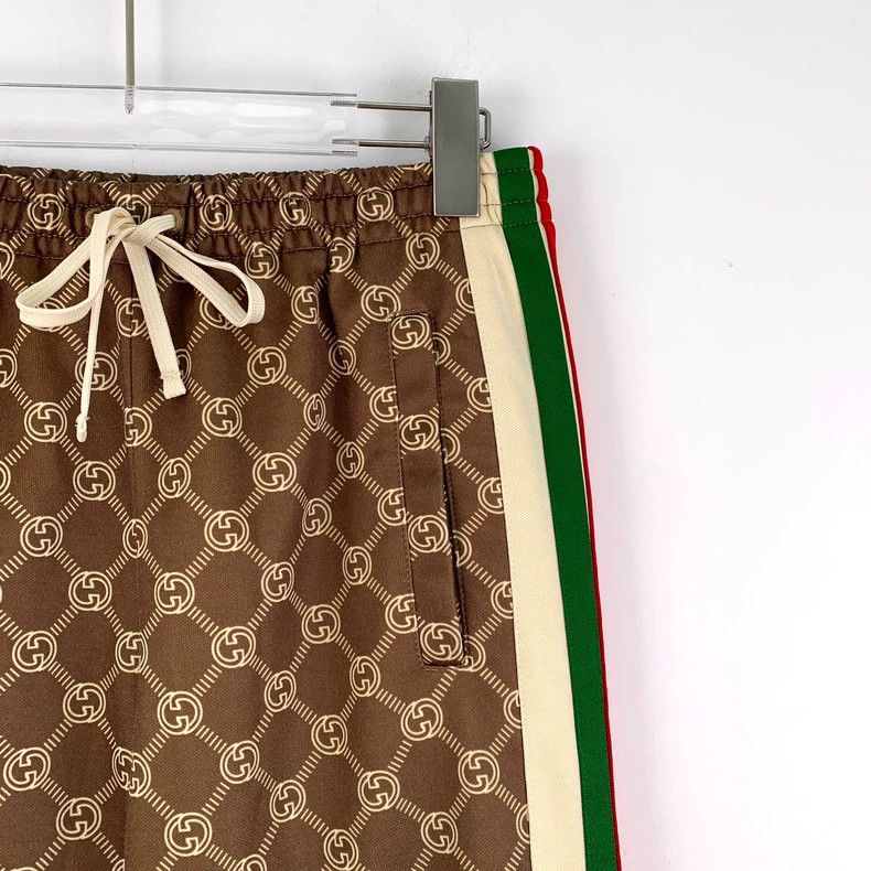 Gucci Gucci Brown Logo Print Casual Pants Size US 26 / EU 42 - 3 Thumbnail