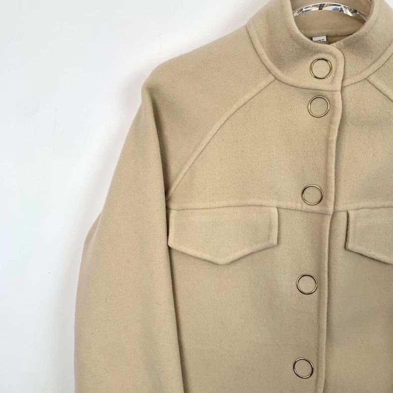 Burberry Burberry Camel Wool Single-Breasted Coat Size US XXS / EU 40 - 3 Thumbnail