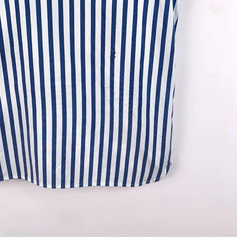 Louis Vuitton Louis Vuitton Blue Striped Sleeveless Shirt Size US S / EU 44-46 / 1 - 4 Thumbnail