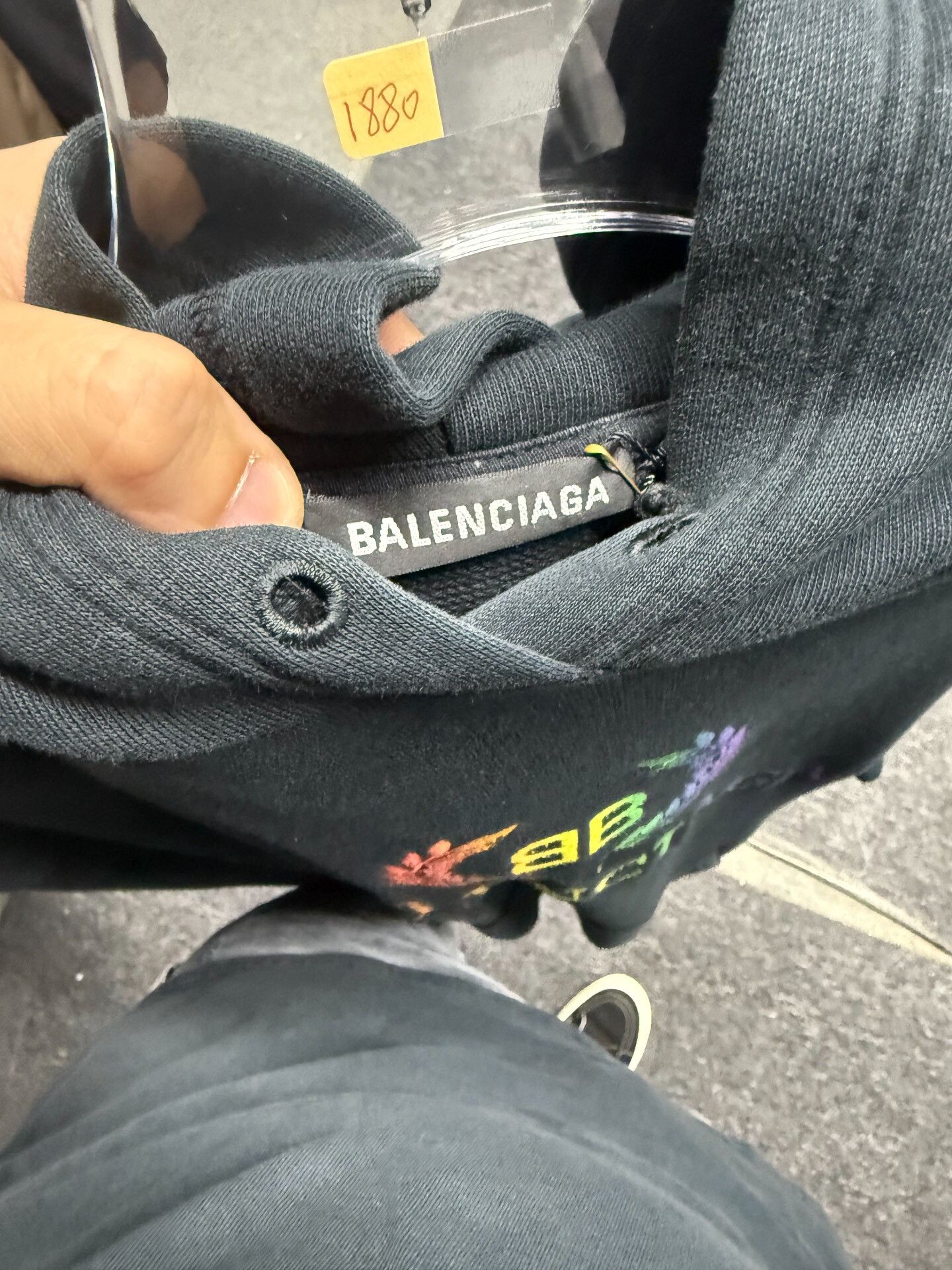Balenciaga Balenciaga Rainbow Logo Hoodie Size US M / EU 48-50 / 2 - 3 Thumbnail