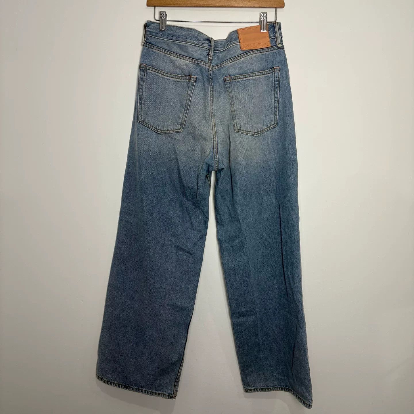 Acne Studios Acne Studios Light Blue Flared Jeans Size US 33 - 2 Thumbnail