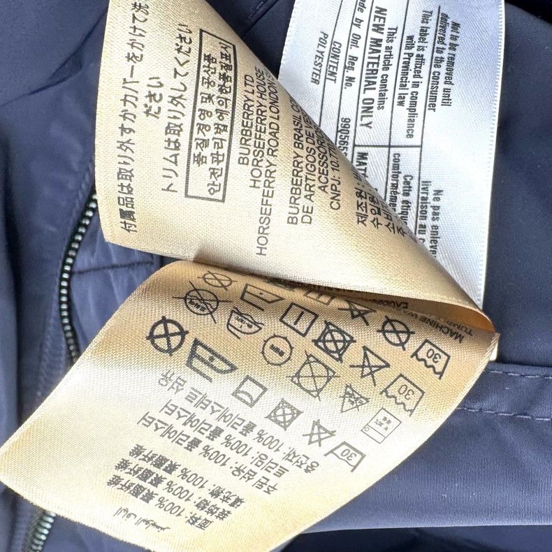 Burberry Burberry Navy Hooded Windbreaker Jacket Size US L / EU 52-54 / 3 - 6 Thumbnail