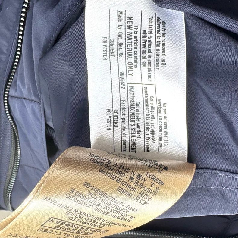 Burberry Burberry Navy Hooded Windbreaker Jacket Size US L / EU 52-54 / 3 - 5 Thumbnail