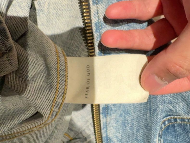 Fear of God Fear of God 5th Splatter Denim Jacket Size US XL / EU 56 / 4 - 4 Thumbnail