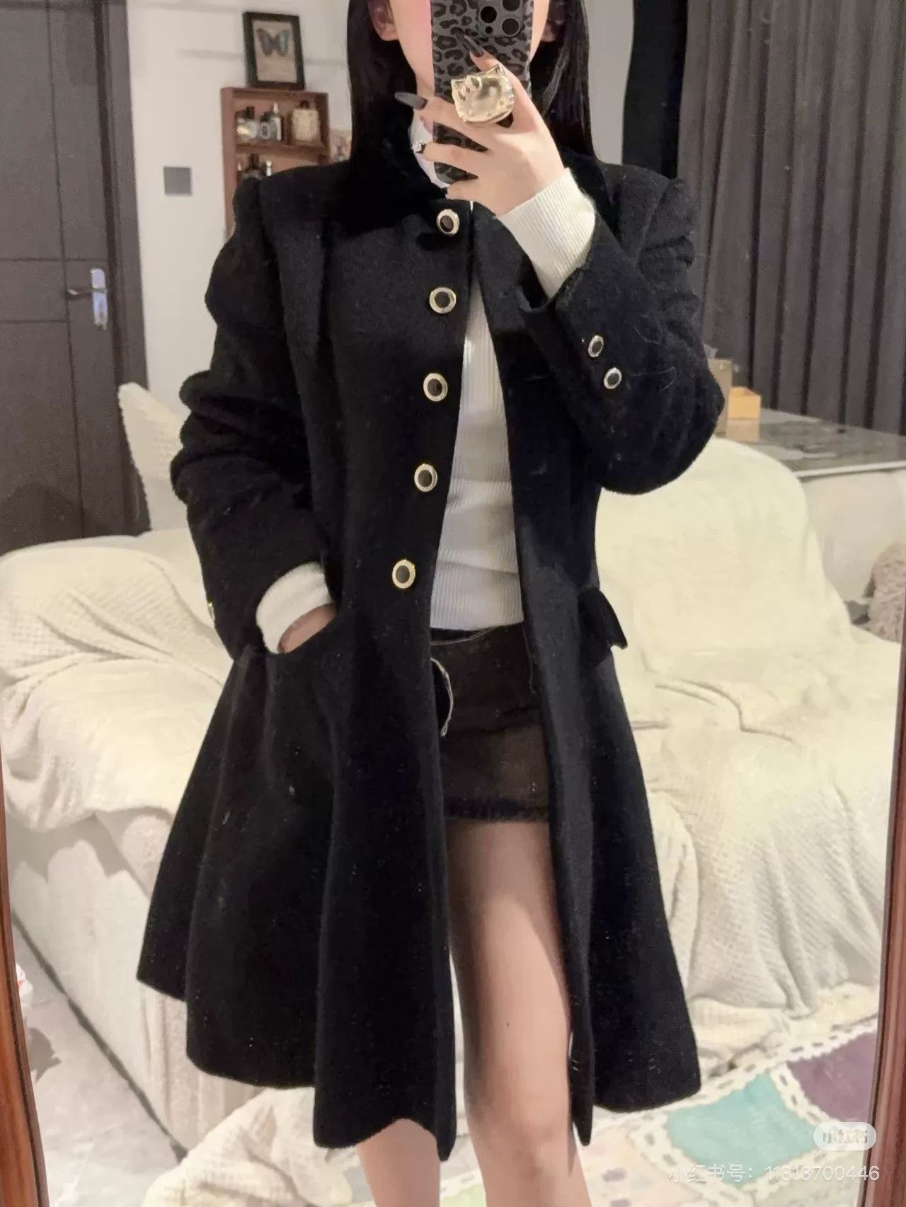 Dior dior cashmere coat in great condition Size US L / EU 52-54 / 3 - 2 Thumbnail
