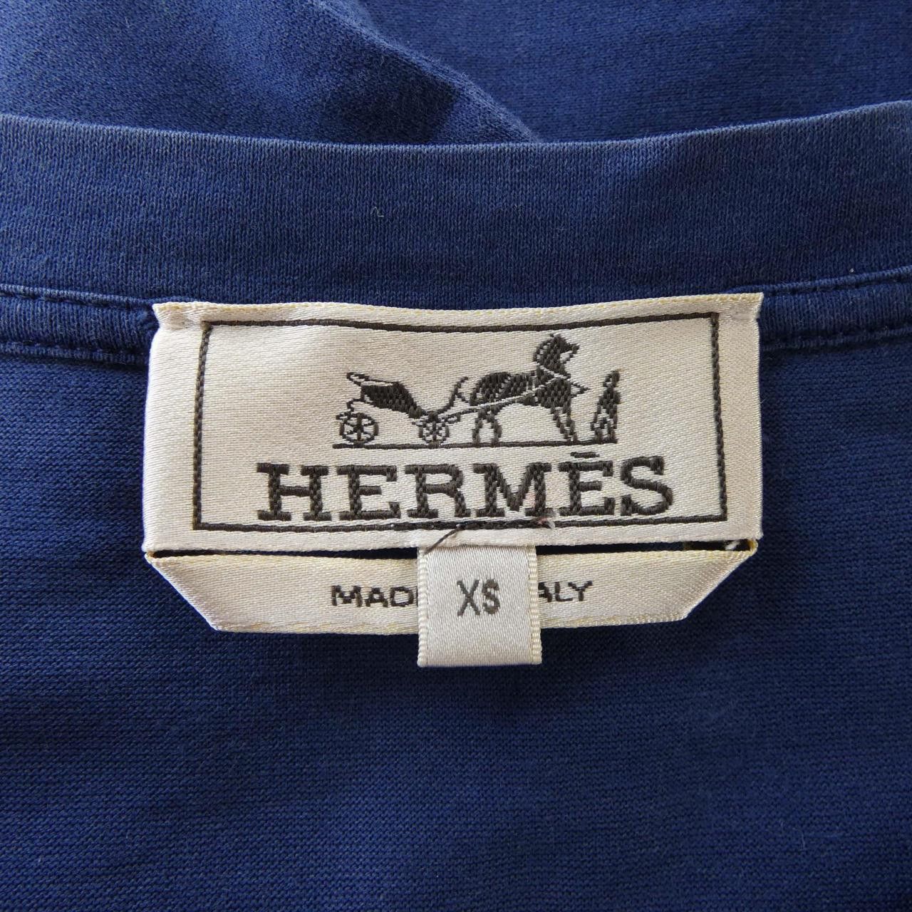 Hermes Hermes Hermes T-shirt XS Cotton T-Shirts DUTY FREE for USA Size ONE SIZE - 4 Thumbnail