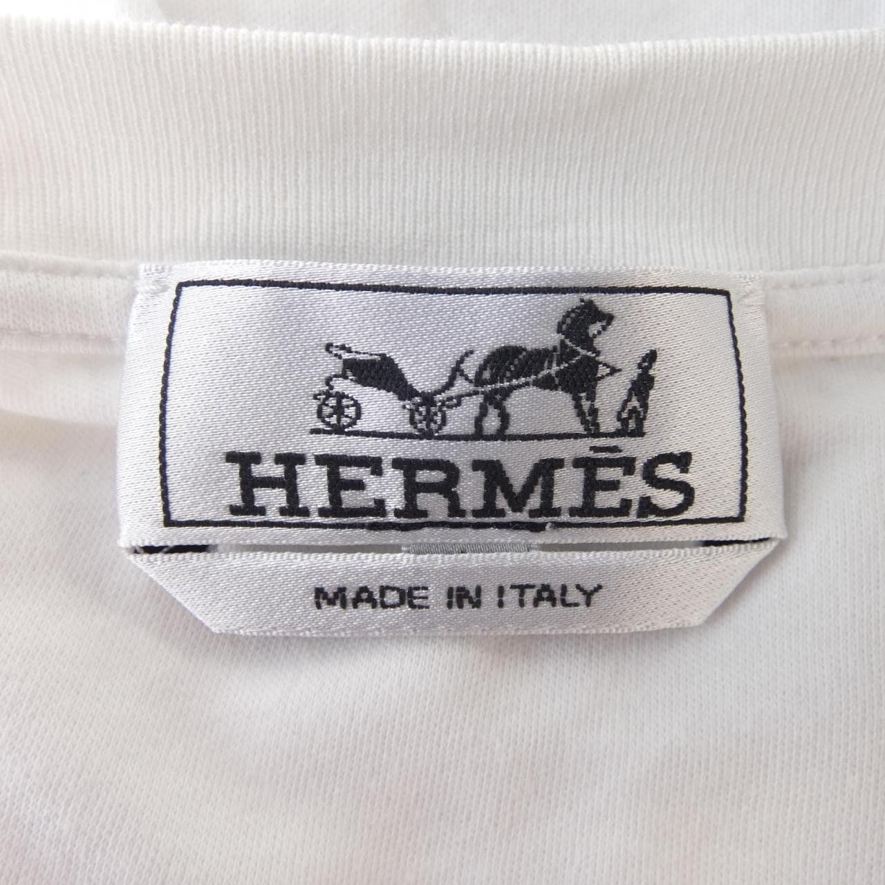 Hermes Hermes Hermès H567815HA T-shirt Cotton T-shirt L Cotton T-Shirts DUTY FREE for USA Size ONE SIZE - 4 Thumbnail