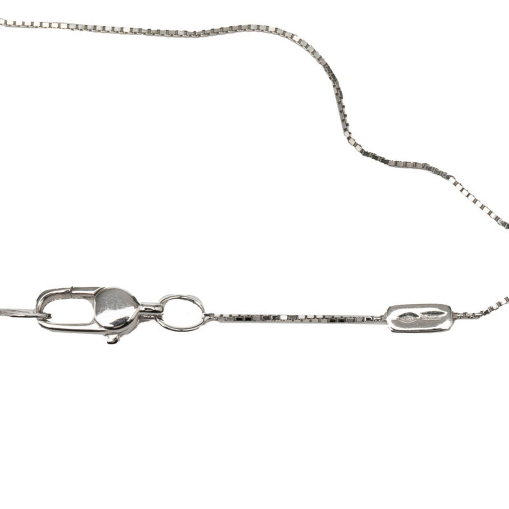 Gucci Gucci Heart Motif Diamond Pendant Necklace in 18K White Gold for Women Size ONE SIZE - 6 Thumbnail