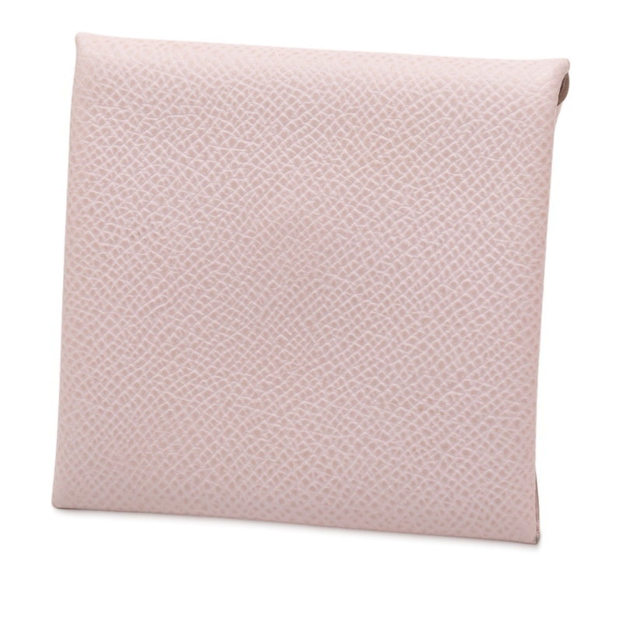 Hermes Hermès Bastia Wallet/Coin Purse, Mauve Pale and Light Pink, Epsom Leather, Women's, HERMES Size ONE SIZE - 2 Thumbnail