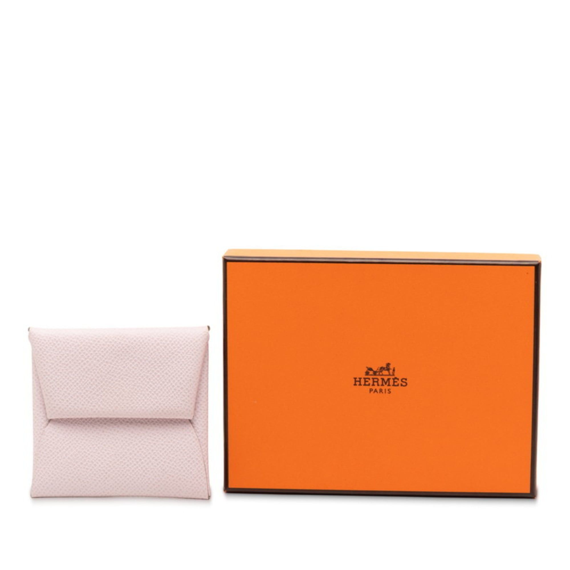 Hermes Hermès Bastia Wallet/Coin Purse, Mauve Pale and Light Pink, Epsom Leather, Women's, HERMES Size ONE SIZE - 8 Thumbnail