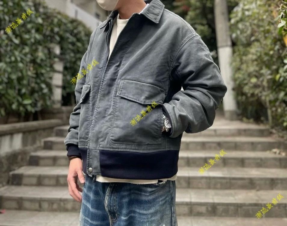 Visvim visvim airman-2 jacket in navy blue Size US S / EU 44-46 / 1 - 7 Thumbnail
