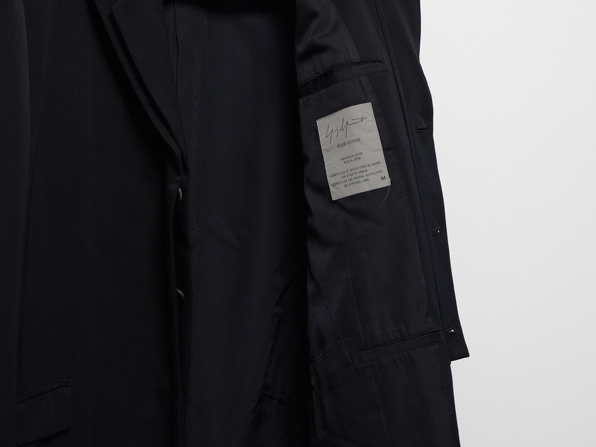 Yohji Yamamoto Yohji Yamamoto Double Layer Jacket 1995 Size US M / EU 48-50 / 2 - 8 Thumbnail