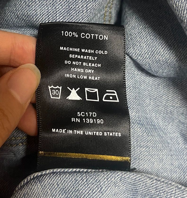 Fear of God Fear of God 5th Denim Shirt Size US S / EU 44-46 / 1 - 5 Thumbnail