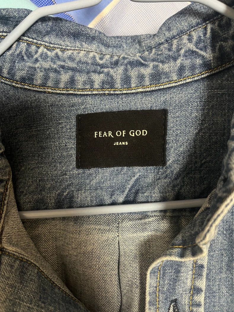 Fear of God Fear of God 5th Denim Shirt Size US S / EU 44-46 / 1 - 3 Thumbnail
