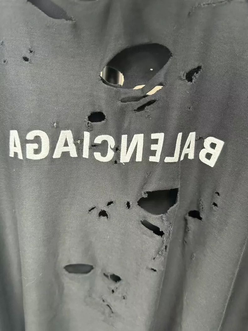 Balenciaga Balenciaga SS24 Logo Print Crewneck T-Shirt Size US L / EU 52-54 / 3 - 3 Thumbnail