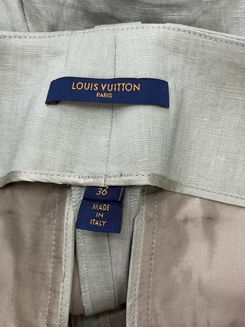 Louis Vuitton LV Design Linen Shorts Size US 36 / EU 52 - 4 Thumbnail