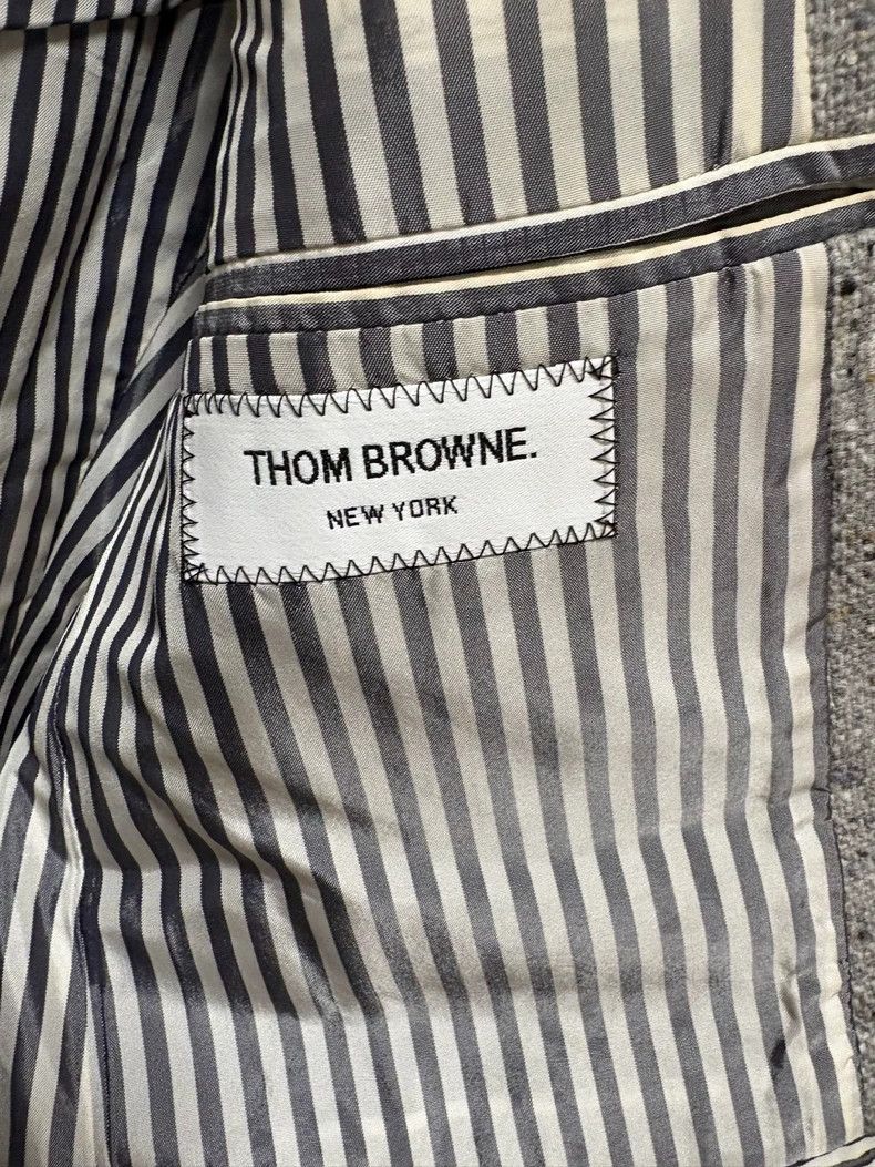 Thom Browne Thom Browne Half Canvas Wool Blazer Size US XS / EU 42 / 0 - 4 Thumbnail