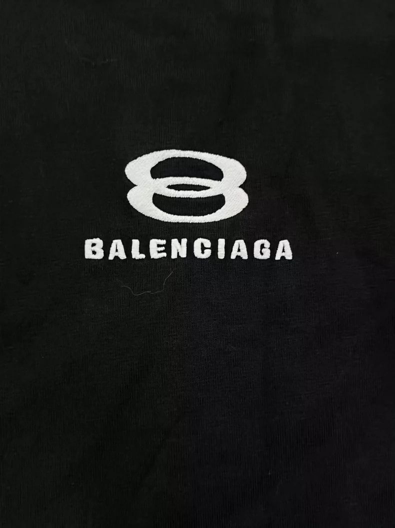 Balenciaga Balenciaga Logo Loose Crewneck Short Sleeve T-shirt Size US XS / EU 42 / 0 - 3 Thumbnail