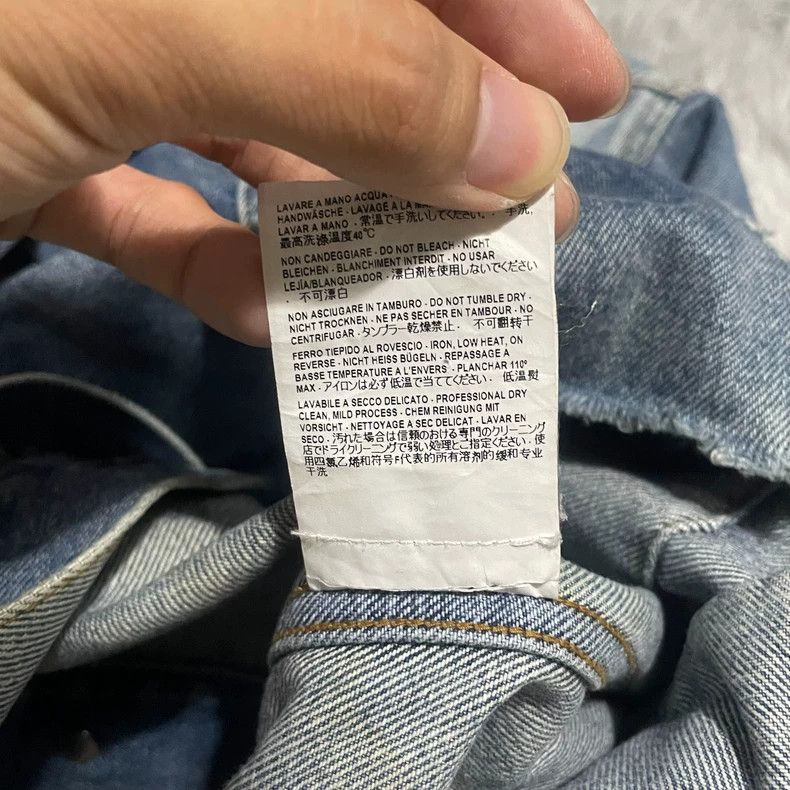 Balenciaga Balenciaga Embroidered Logo Denim Jacket Size US S / EU 44-46 / 1 - 7 Thumbnail