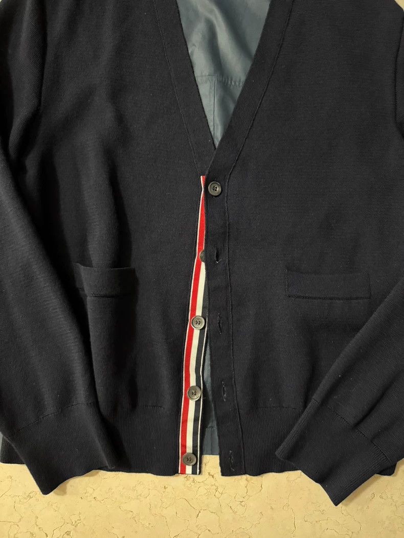 Thom Browne Thom Browne Wool Nylon Cardigan Size US M / EU 48-50 / 2 - 2 Thumbnail