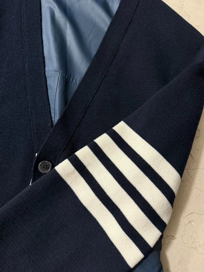 Thom Browne Thom Browne Wool Nylon Cardigan Size US M / EU 48-50 / 2 - 5 Thumbnail