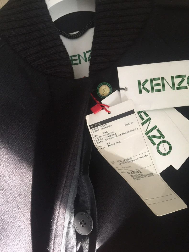 Kenzo KENZO Wool Cashmere Long Coat Size US L / EU 52-54 / 3 - 6 Thumbnail