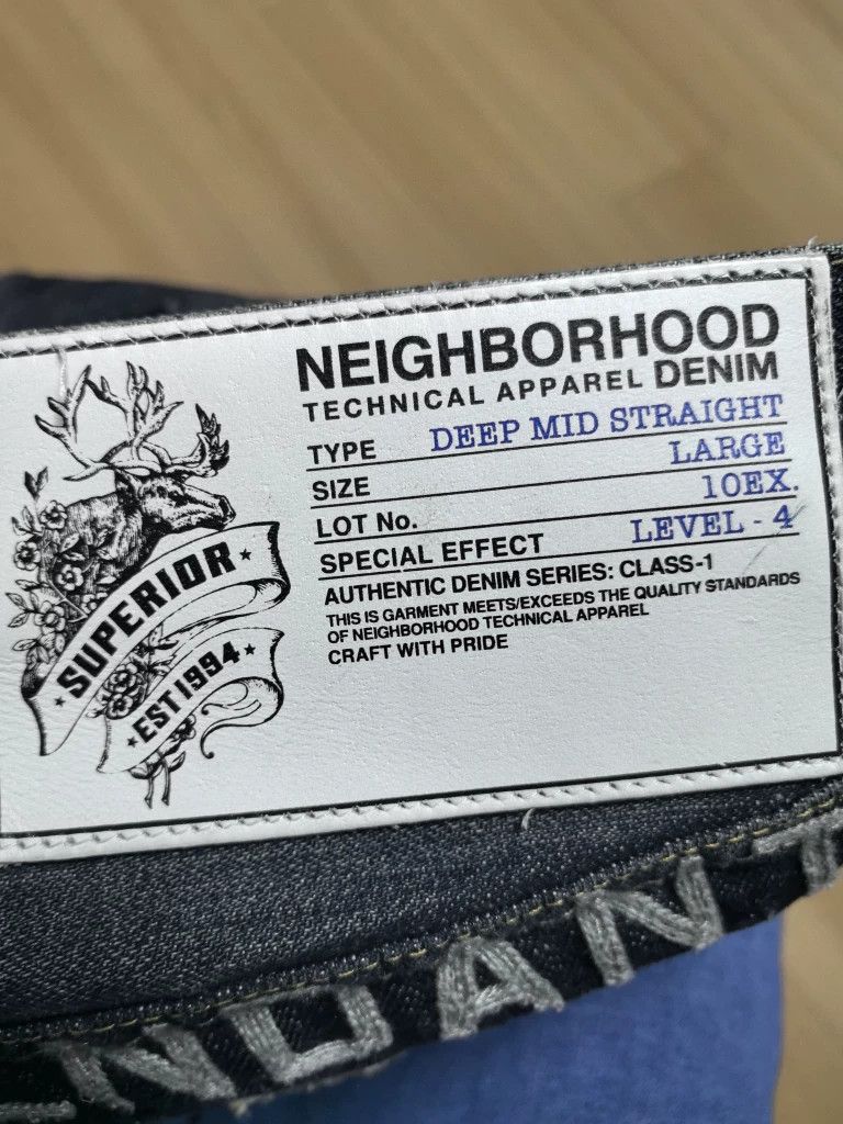 Neighborhood NBHD Denim Jeans Limited Edition Size US 38 / EU 54 - 5 Thumbnail