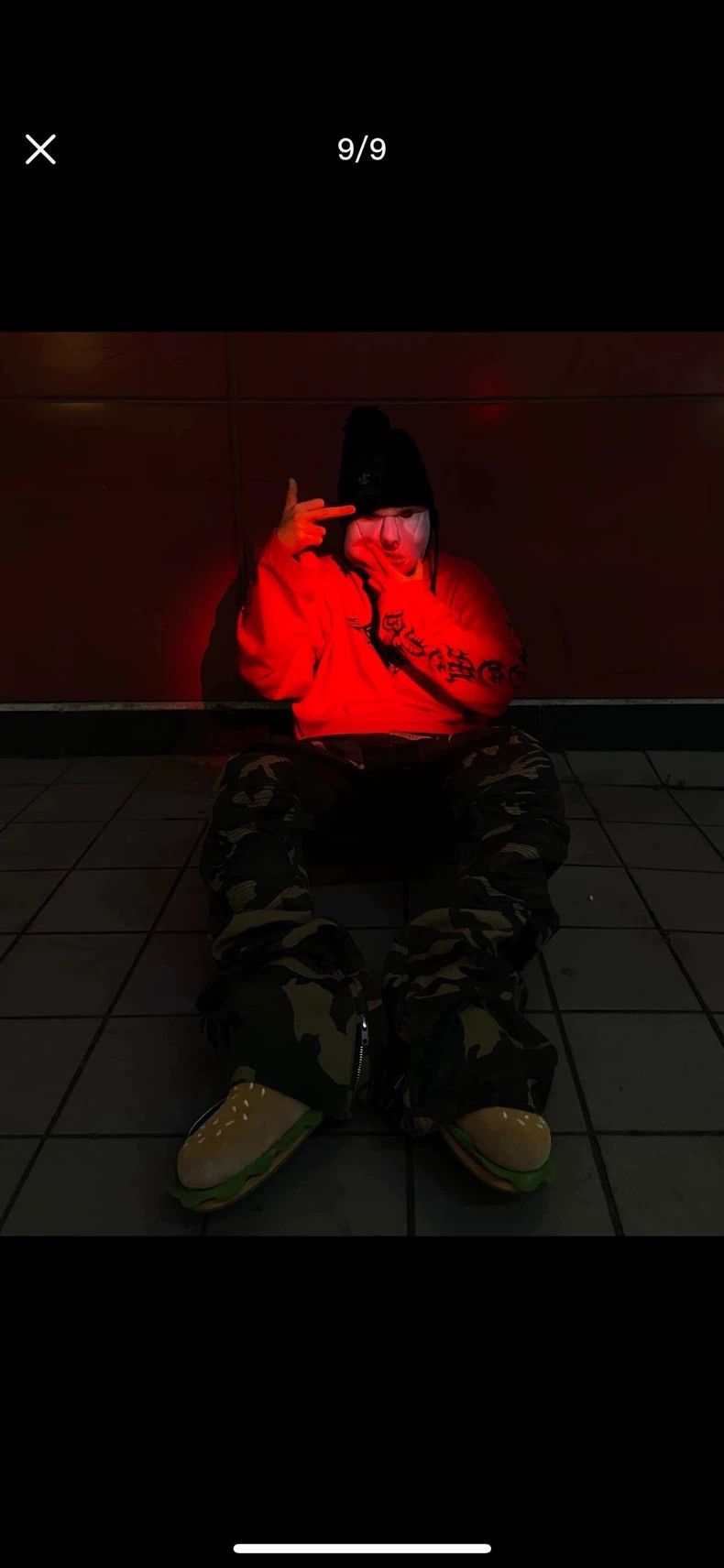Vetements Vetements Red Oversize Long Sleeve Shirt Size US S / EU 44-46 / 1 - 4 Thumbnail