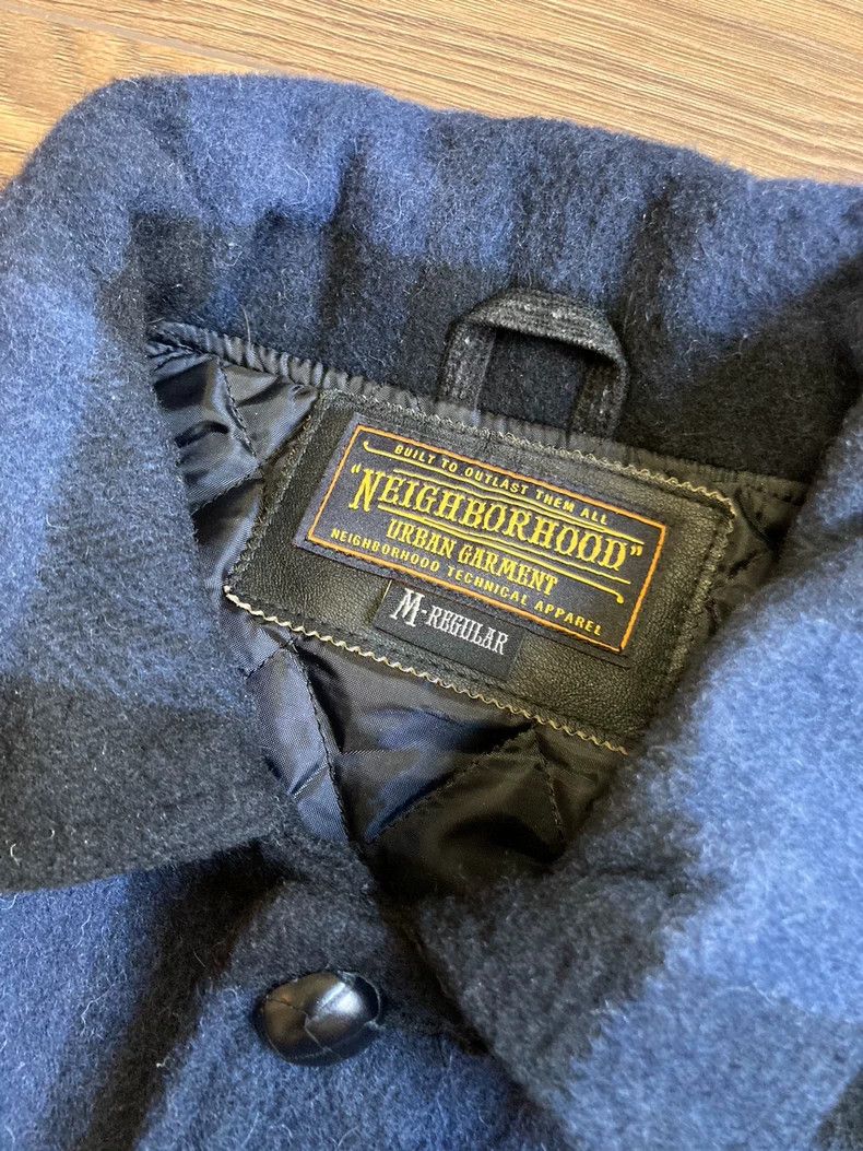Neighborhood NBHD Blue Plaid Wool Jacket Size US M / EU 48-50 / 2 - 2 Thumbnail
